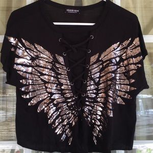 Black Angel Top || Fashion Nova